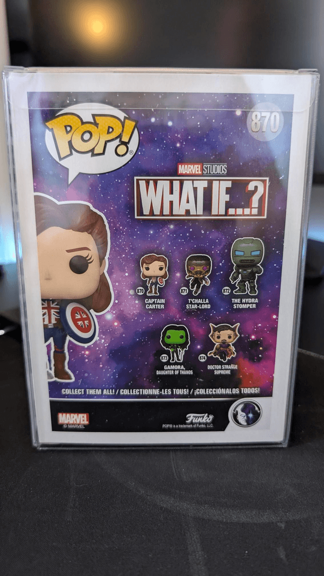 Funko Pop Marvel What If Captain Carter 870 Signed By Hayley Atwell 
