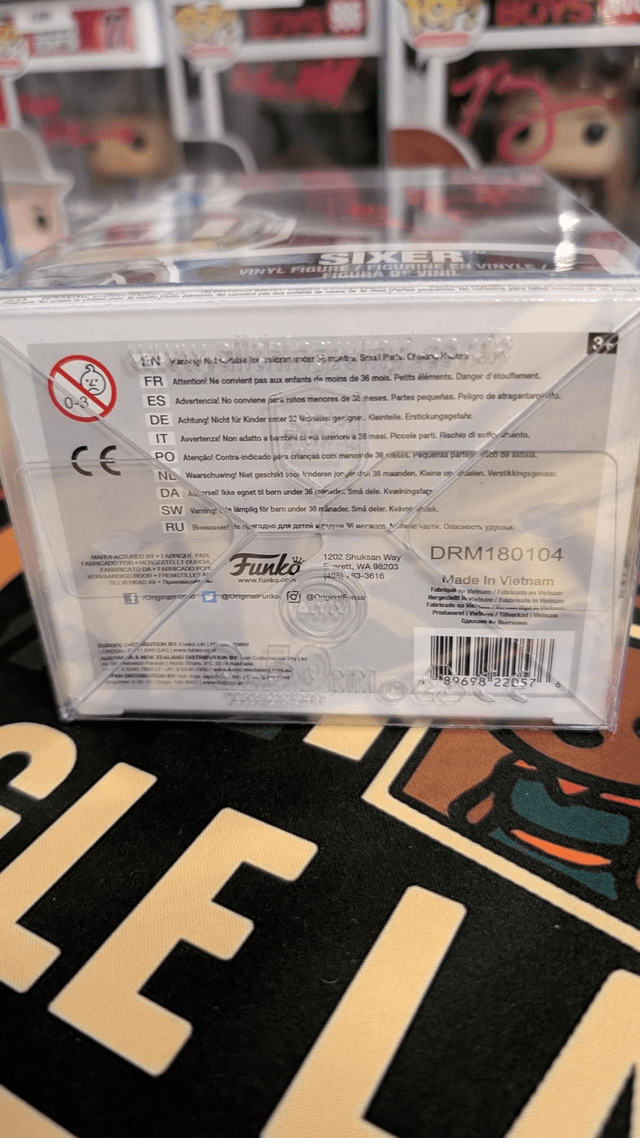 Funko Pop Ready Player One Sixer 503 Signed by Joel MacCormack with SWAU COA