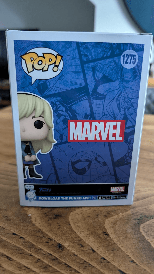 Funko Pop Marvel Gwen Stacey 1275 Signed by Bryce Dallas Howard with Beckett Authentication 