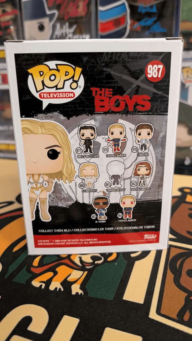 Funko Pop The Boys Starlight 987 Signed by Erin Moriarty with SWAU COA