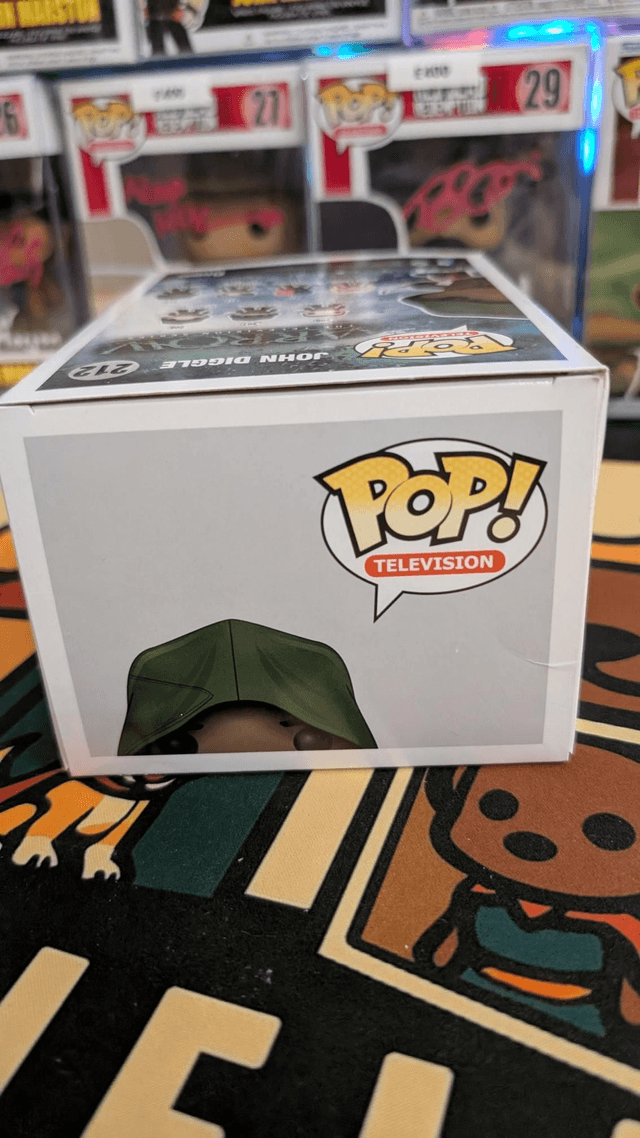 Funko Pop DC Arrow John Diggle 212 Signed By David Ramsey with SWAU COA 