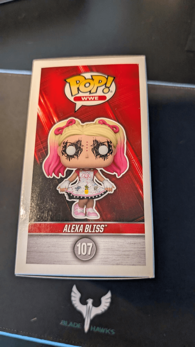 Funko Pop WWE Alexa Bliss 107 Signed with Beckett Authentication 