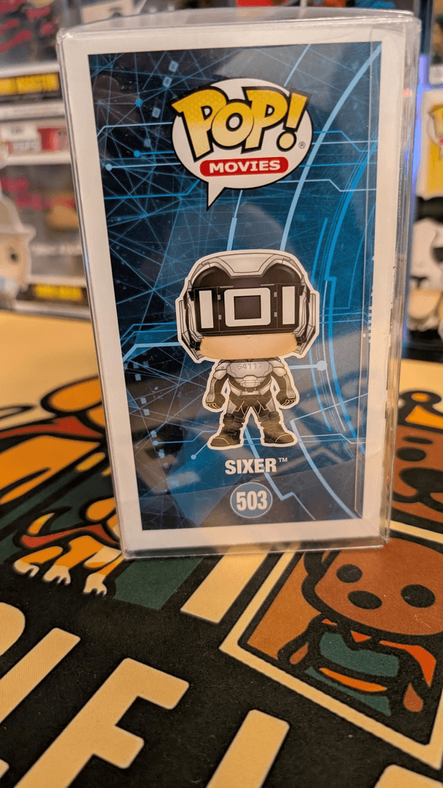 Funko Pop Ready Player One Sixer 503 Signed by Joel MacCormack with SWAU COA