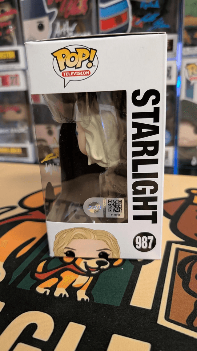 Funko Pop The Boys Starlight 987 Signed by Erin Moriarty with SWAU COA