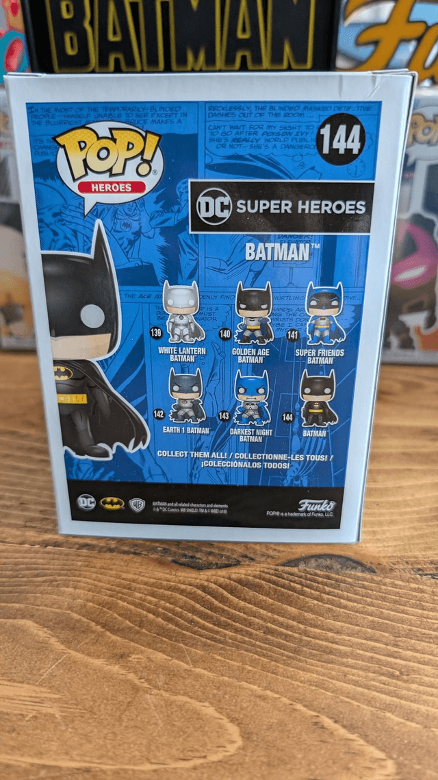 Funko Pop DC Batman 144 Signed by Hamish Linklater with Beckett Authentication