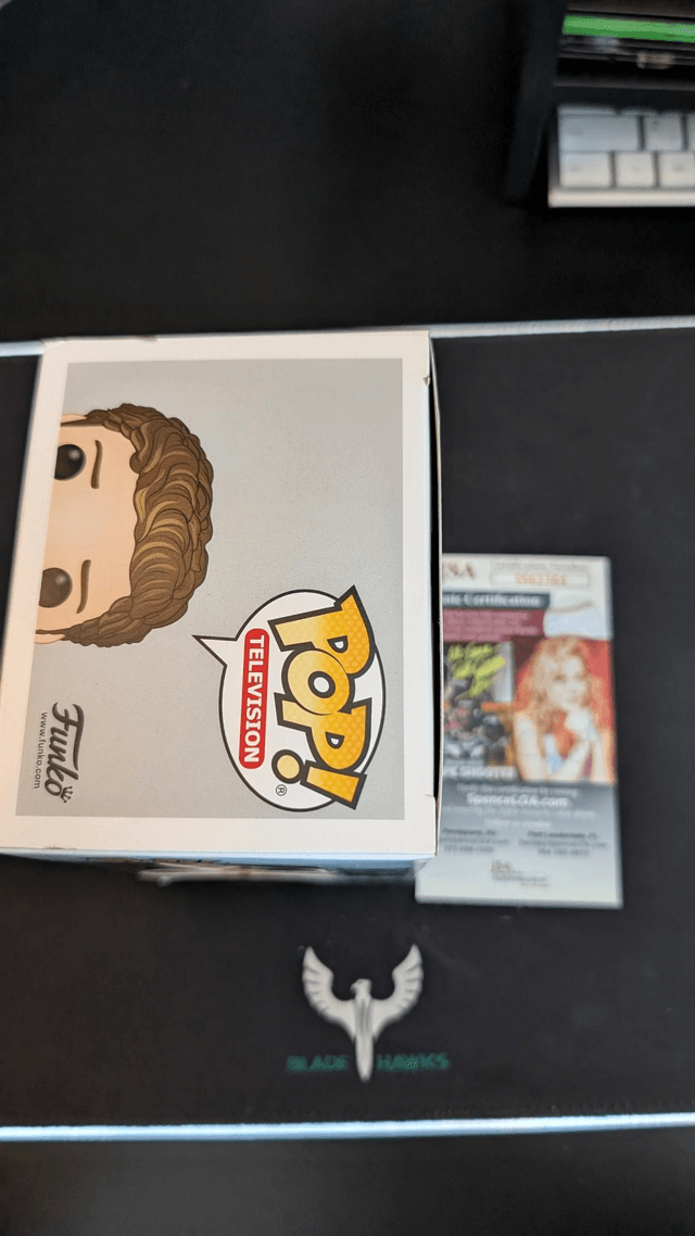 Funko Pop The Boys Hughie 979 Signed By Jack Quaid with JSA COA 