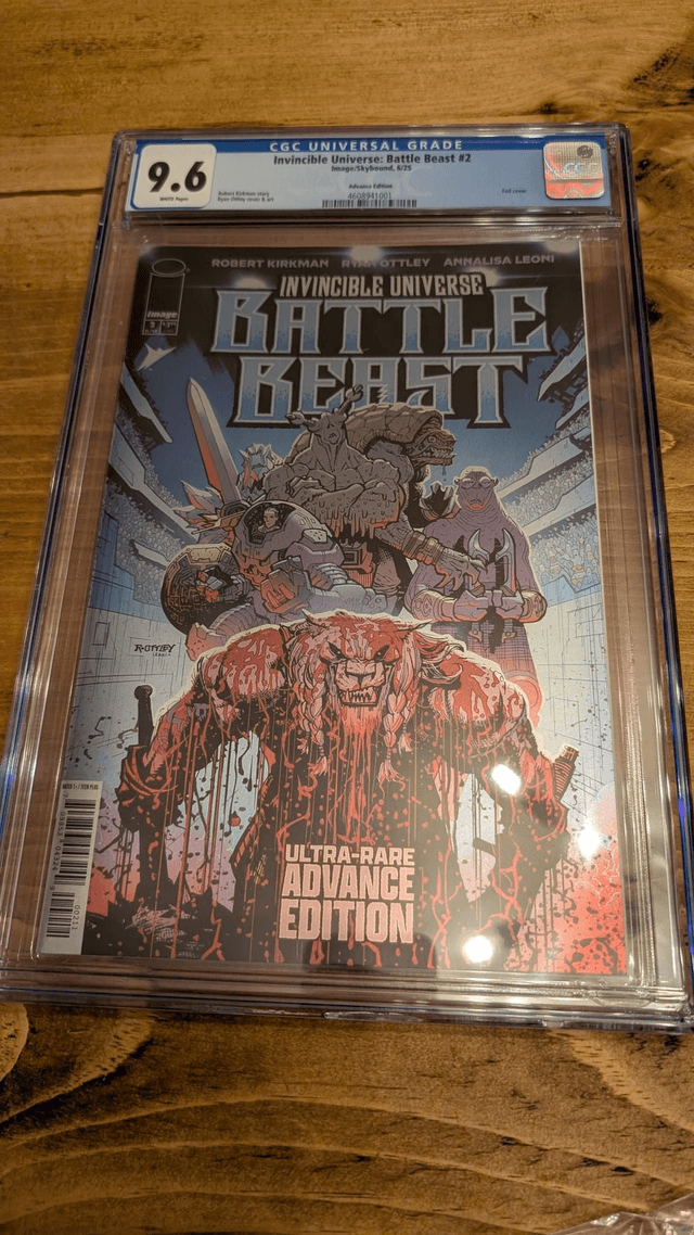 CGC Graded Comic 9.6 Invincible Universe: Battle Beast #2