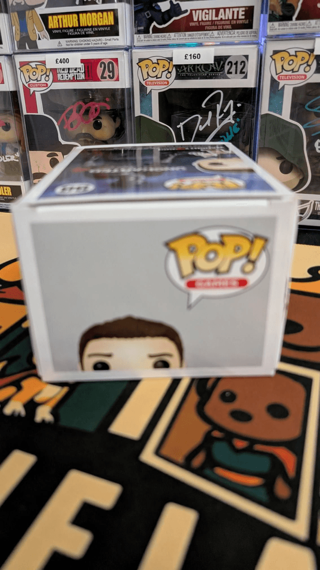 Funko Pop Uncharted 4 Nathan Drake 88 Signed by Nolan North With SWAU COA 