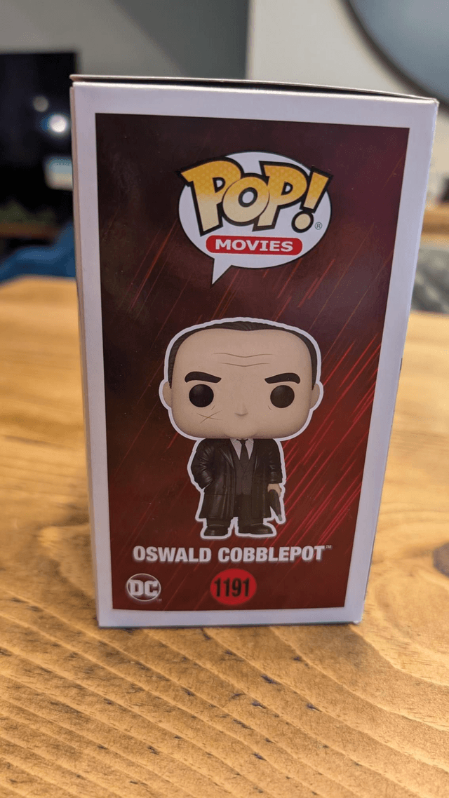 Funko Pop DC The Batman Penguin Oswald Cobblepot 1191 Signed By Colin Farrell with PSA Authentication 