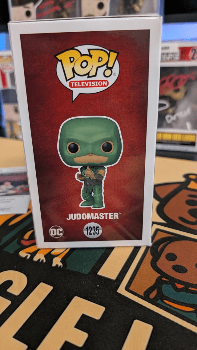 Funko Pop DC Peacemaker Judomaster 1235 Signed by Nhut Le with JSA COA 