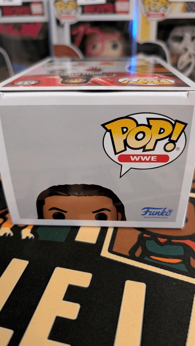 Funko Pop WWE Roman Reigns Signed with Fanatics COA 