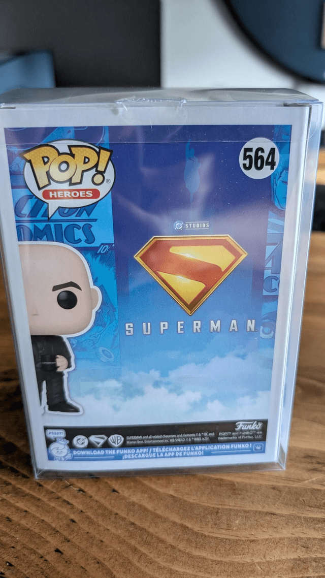 Funko Pop DC Superman Lex Luthor 563 Signed by Nicholas Hoult with Beckett Authentication