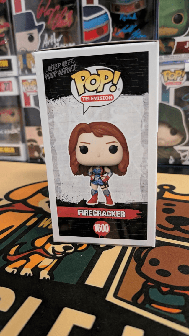 Funko Pop The Boys Firecracker 1600 Signed by Valorie Curry with SWAU COA