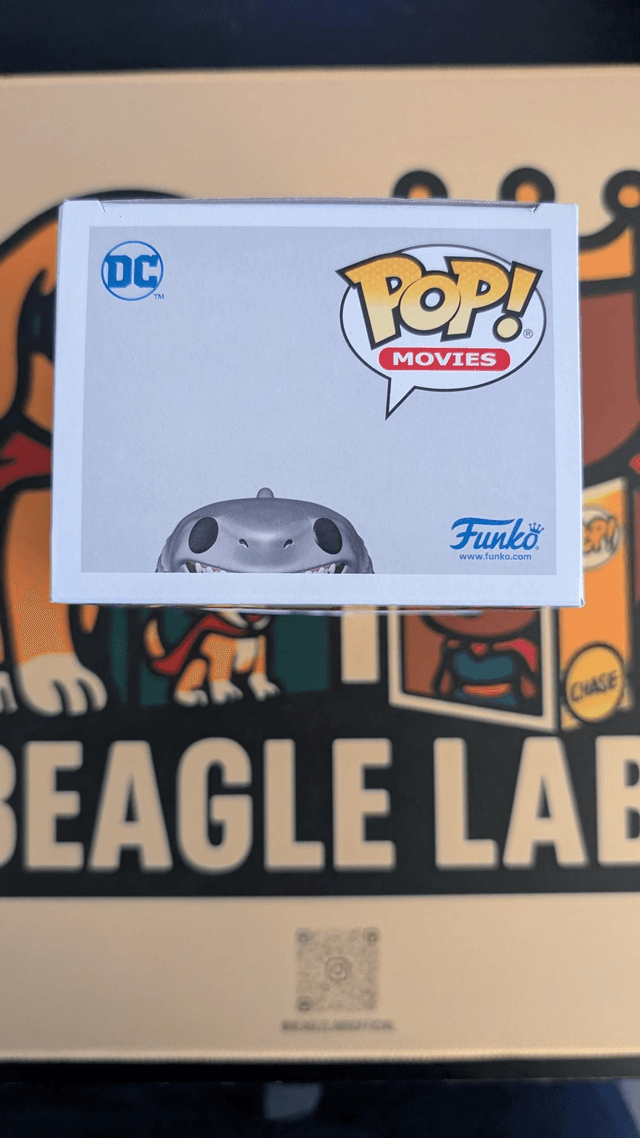 Funko Pop DC Suicide Squad King Shark 1114 Signed By Steve Agee with Beckett COA