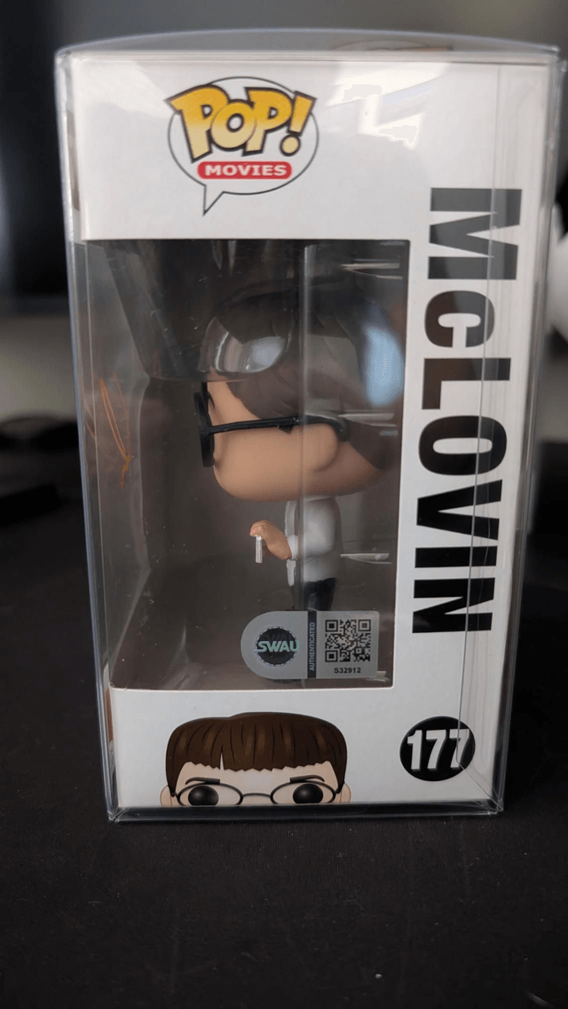 Funko Pop Superbad Mclovin Signed by Christopher Mintz-Plasse with Beckett Authentication 