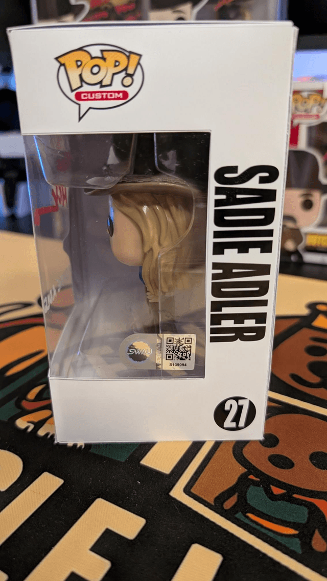 Custom Funko Pop Red Dead Redemption Sadie Adler Signed by Alex McKenna with SWAU COA