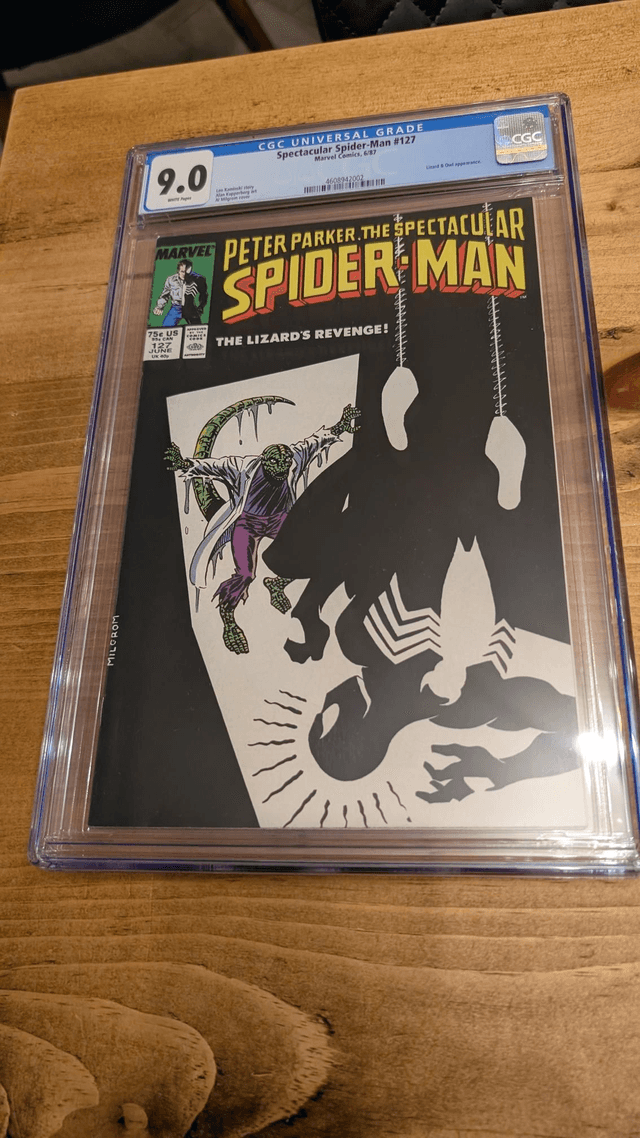 CGC Graded Comic 9.0 Marvel The Spectacular Spider-Man #127