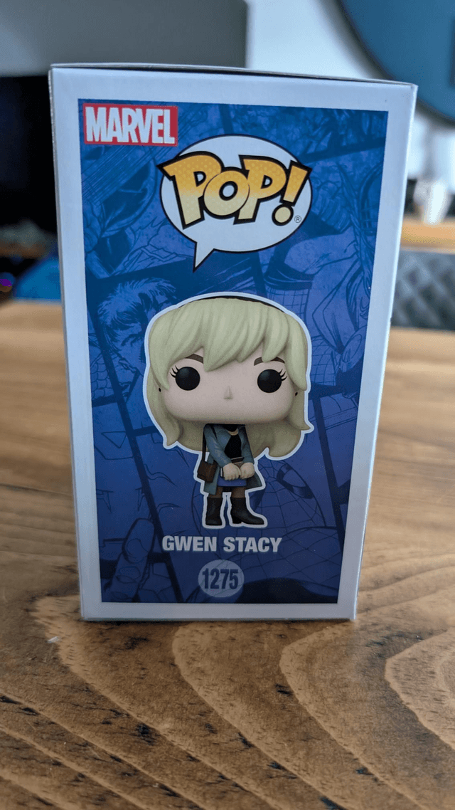 Funko Pop Marvel Gwen Stacey 1275 Signed by Bryce Dallas Howard with Beckett Authentication 