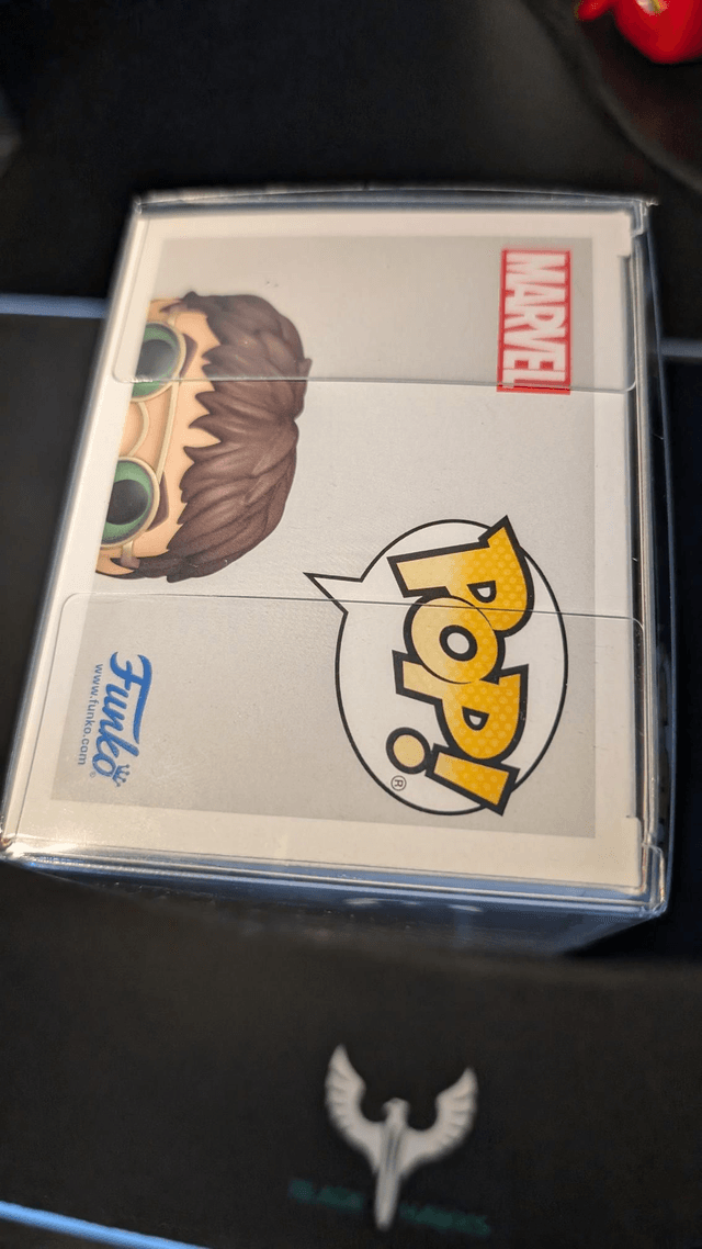 Funko Pop Marvel Spider-Man No Way Home Doc Ock 1163 Signed By Alfred Molina with PSA Authentication 
