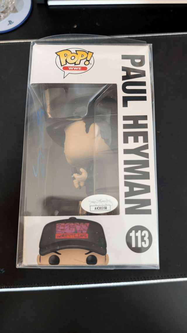Funko Pop WWE Paul Heyman Signed with JSA COA 