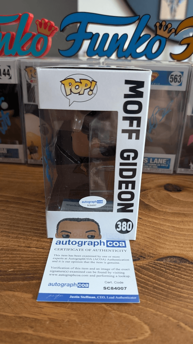 Funko Pop Star Wars Moff Gideon 380 signed by Giancarlo Esposito with ACOA