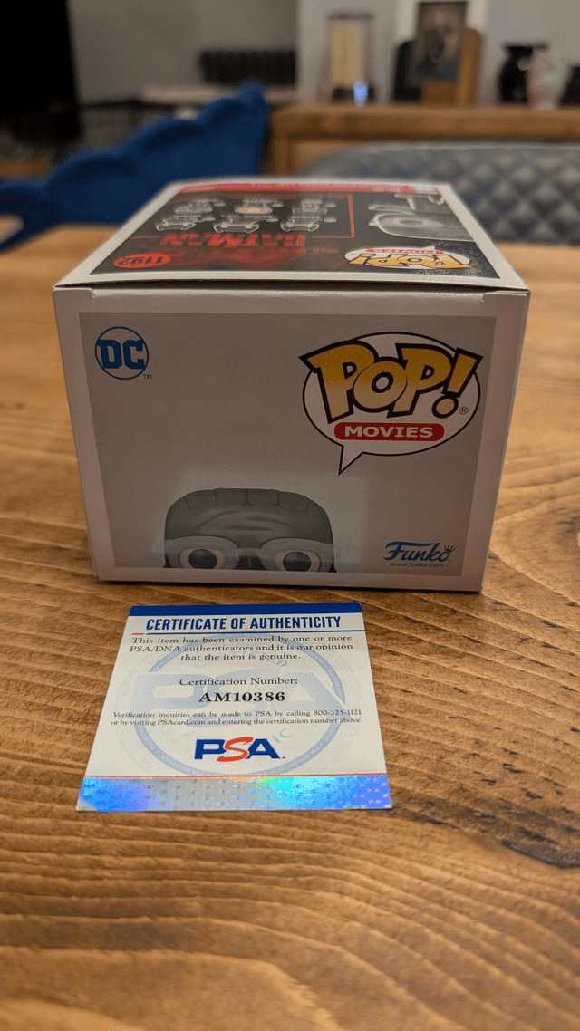 Funko Pop DC The Batman Riddler 1192 Signed by Paul Dano with PSA COA