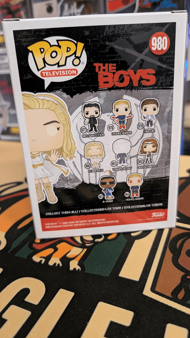 Funko Pop The Boys Starlight 980 Signed by Erin Moriarty with SWAU COA 