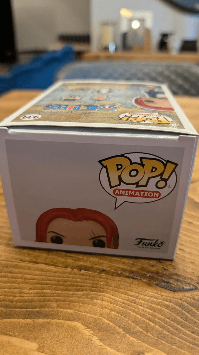 Funko Pop One Piece Shanks 939 Signed by Brandon Potter with JSA COA