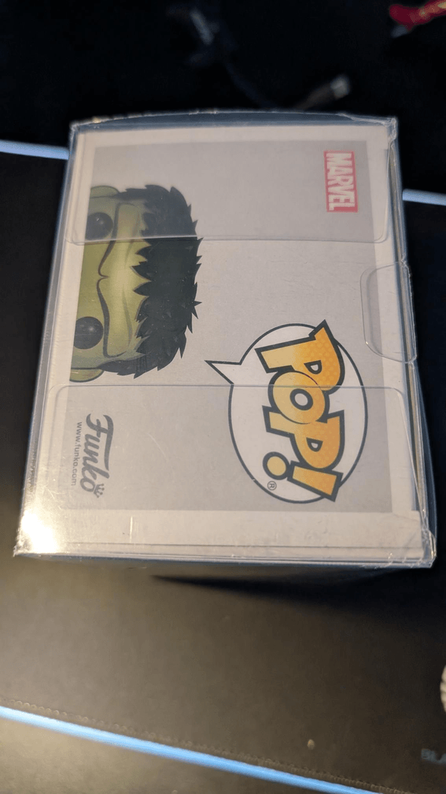 Funko Pop Marvel Avengers Age Of Ultron Hulk 68 Signed By Mark Ruffalo with SWAU Authentication 