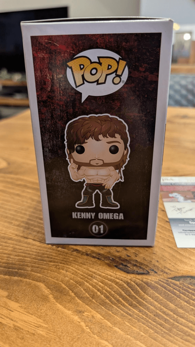 Funko Pop NJPW Kenny Omega 02 Signed with JSA COA