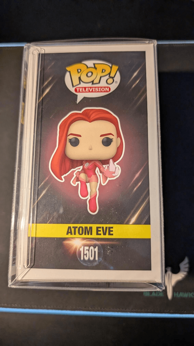 Funko Pop Invincible Atom Eve 1501 Signed By Gillian Jacobs with SWAU Authentication 