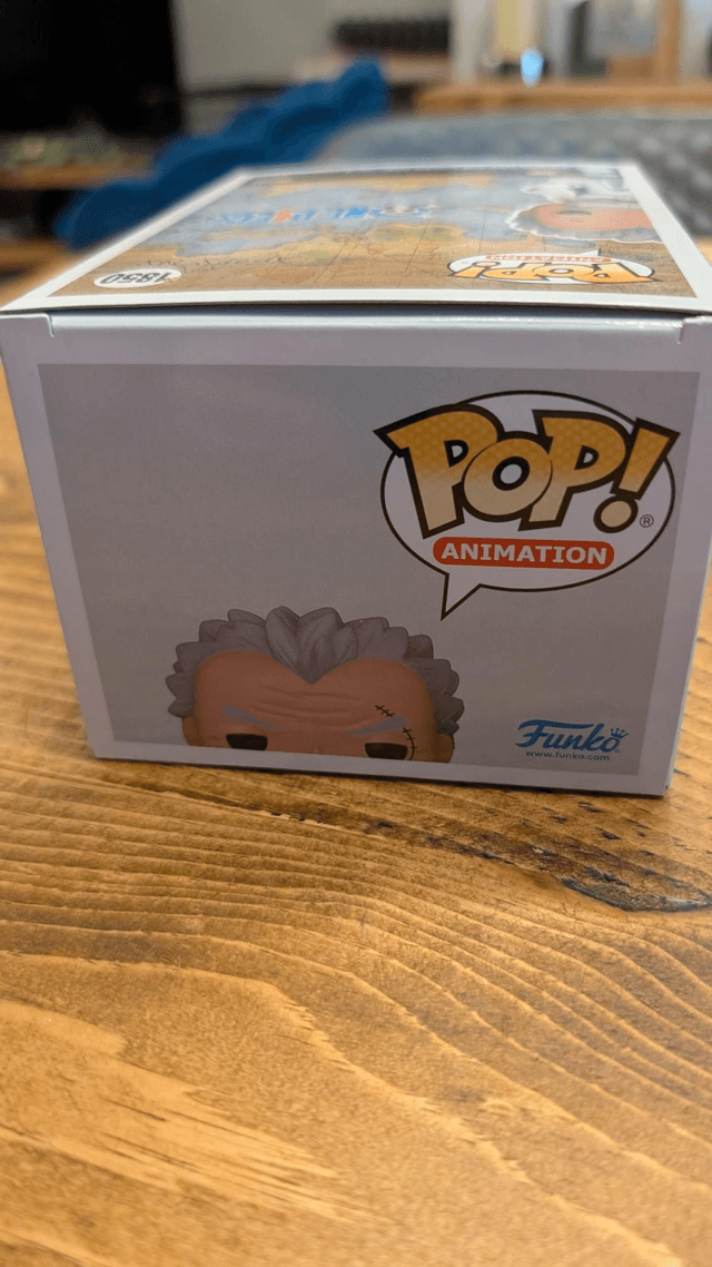 Funko Pop One Piece Monkey D Garp 1850 Signed by Vincent Regan with SWAU Authentication