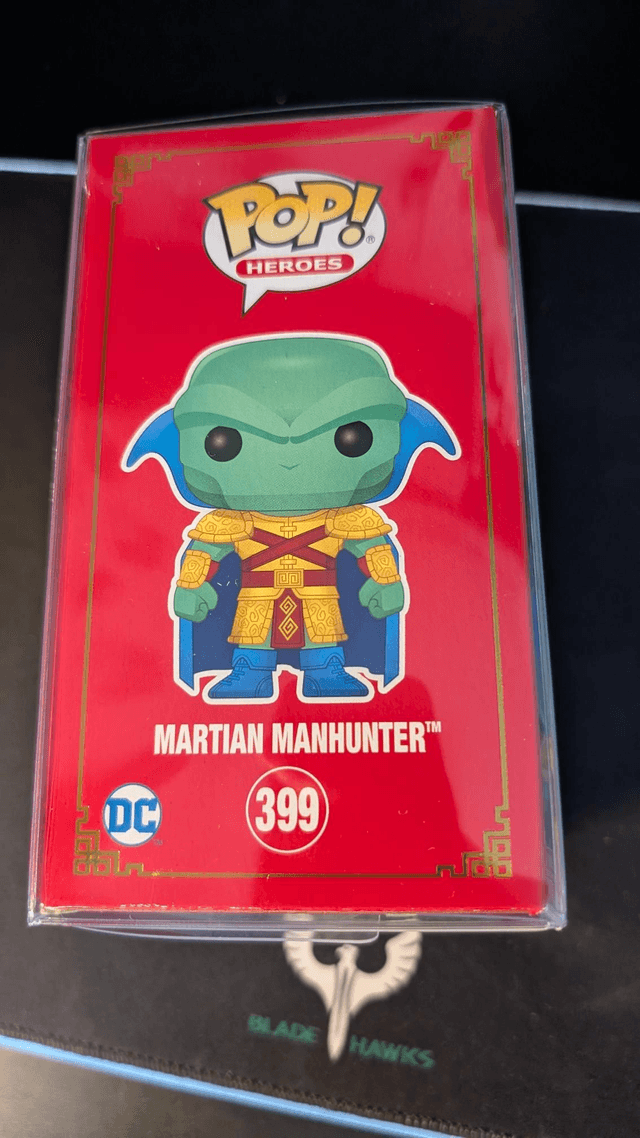 Funko Pop DC Martian Manhunter Signed By David Harewood with SWAU Authentication 