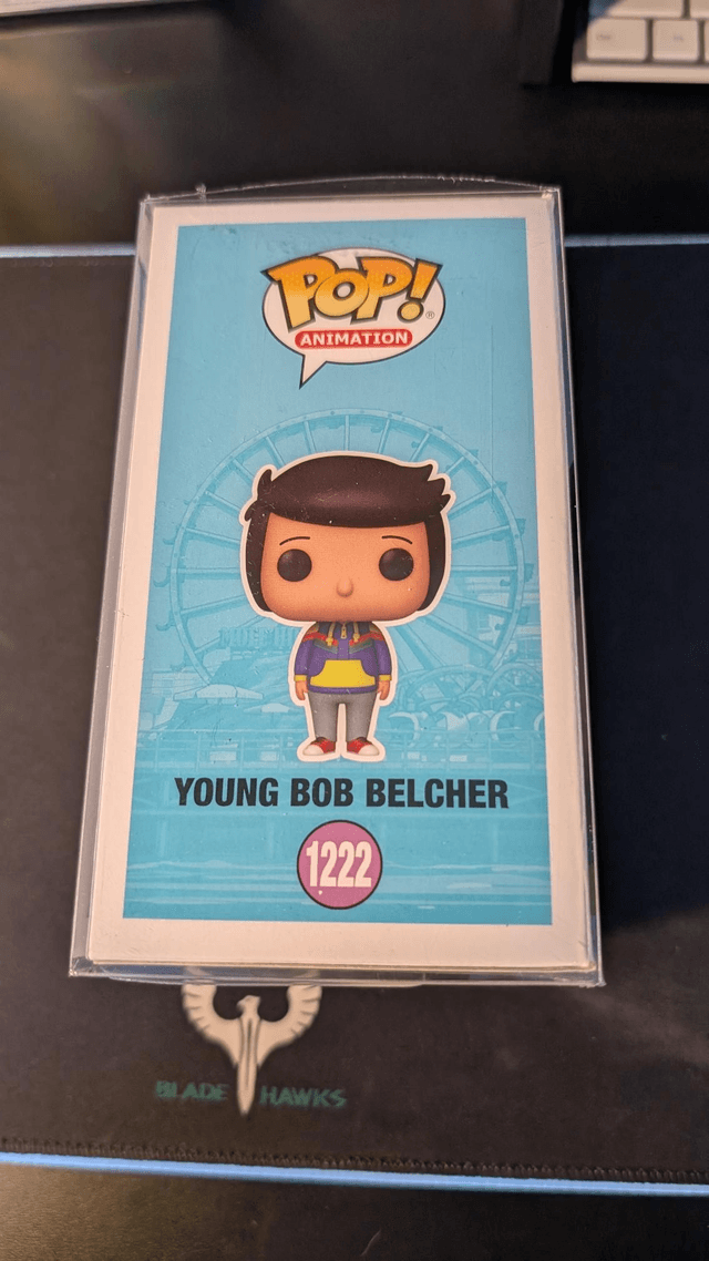 Funko Pop Bobs Burgers Young Bob 1222 Signed By H Jon Benjamin with SWAU Authentication 