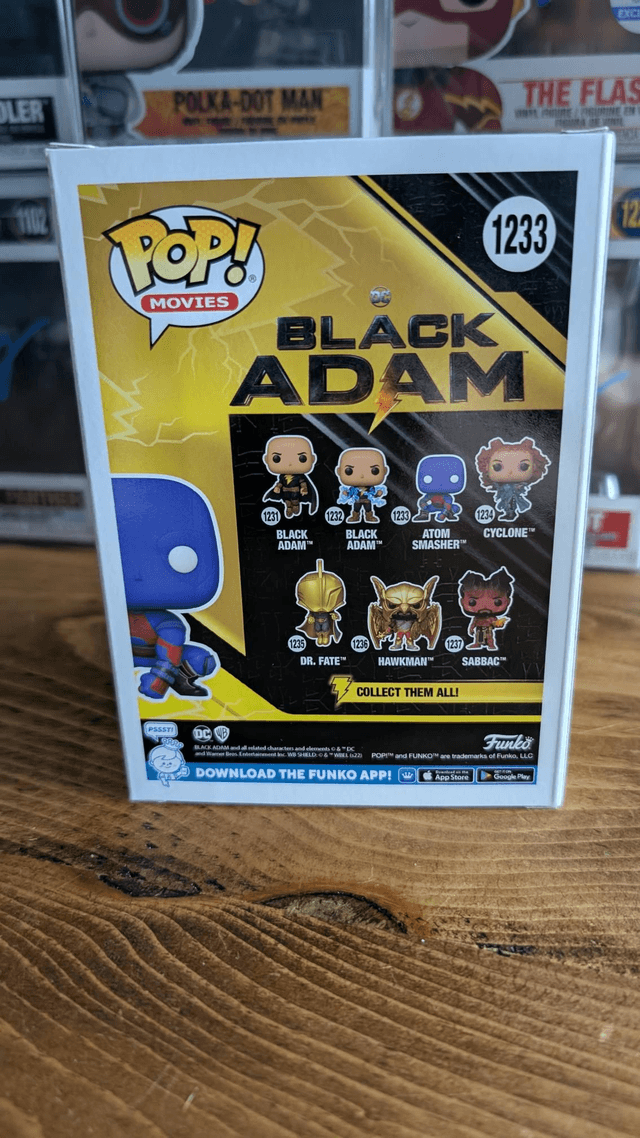 Funko Pop DC Black Adam Atom Smasher 1233 Signed by Noah Centineo with PSA COA