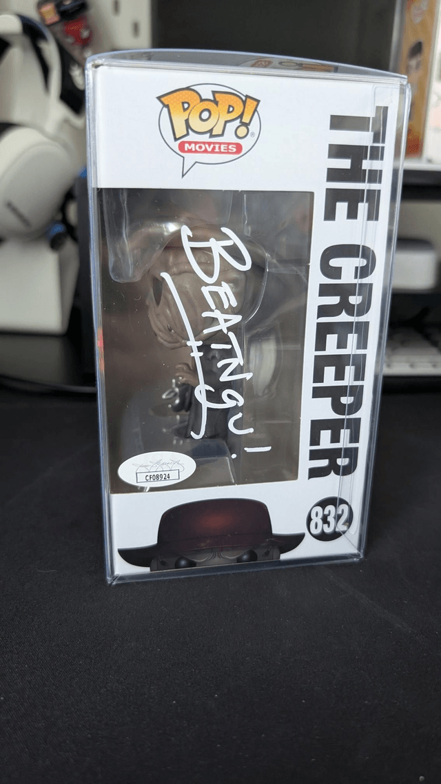 Funko Pop Jeepers Creeper 832 Signed By Jonathan Breck with JSA COA
