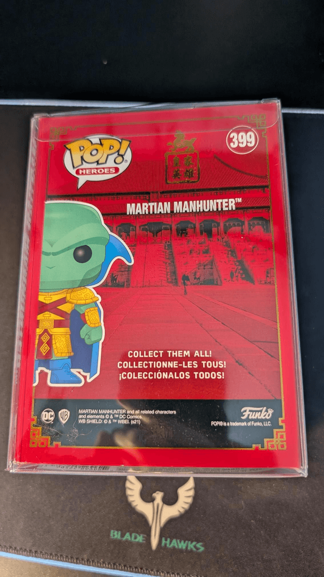 Funko Pop DC Martian Manhunter Signed By David Harewood with SWAU Authentication 