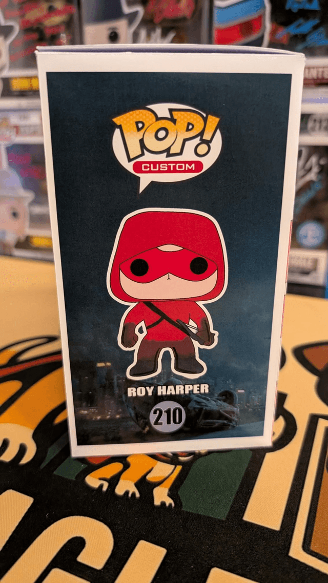 Custom Funko Pop DC Arrow Roy Harper signed by Colton Haynes with SWAU COA 