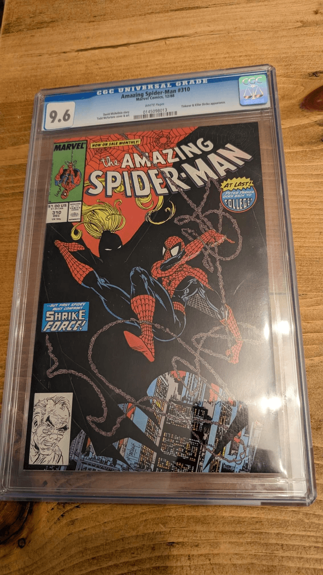 CGC Graded Comic 9.6 Marvel The Amazing Spider-Man #310