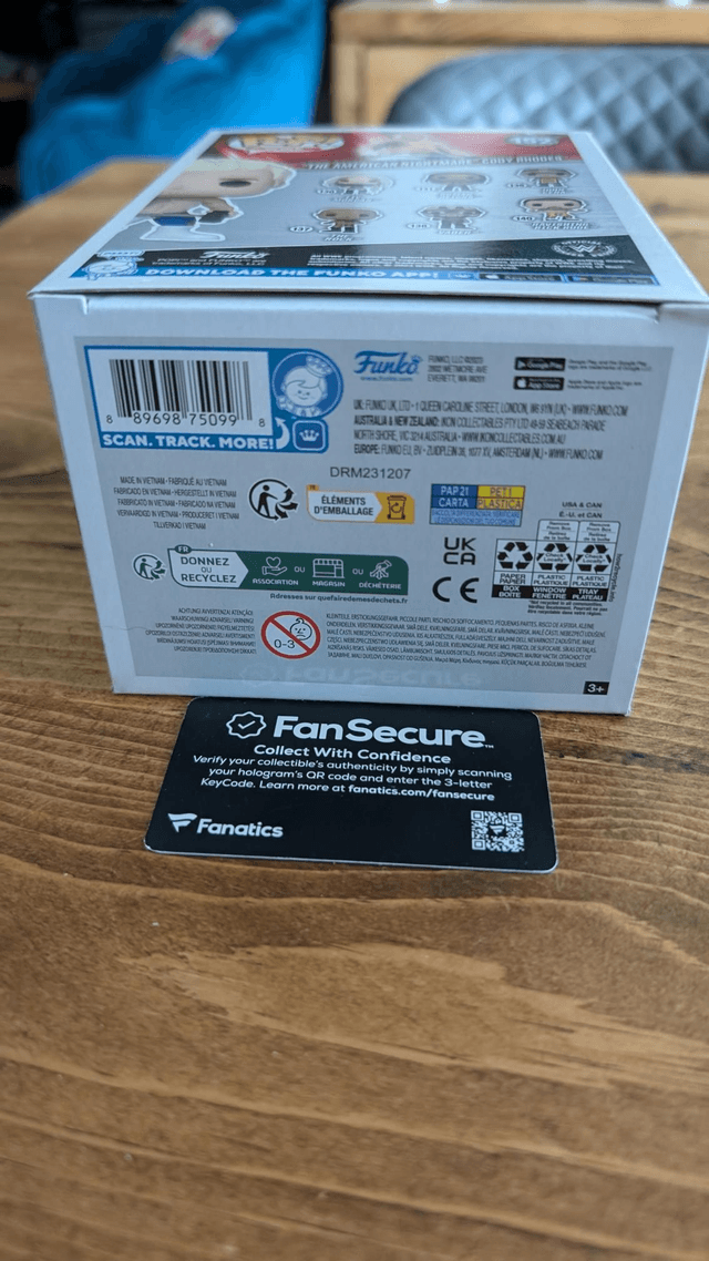 Funko Pop WWE Cody Rhodes 152 Signed with Fanatics Authentication