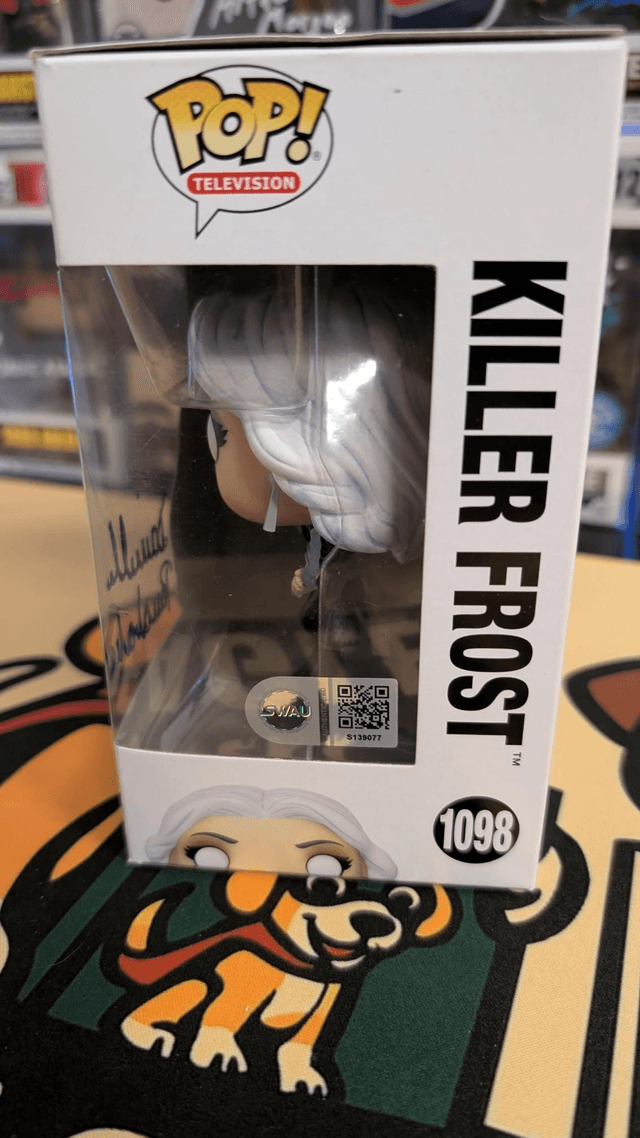 Funko Pop DC The Flash Killer Frost 1098 Signed By Danielle Panabaker with SWAU COA 