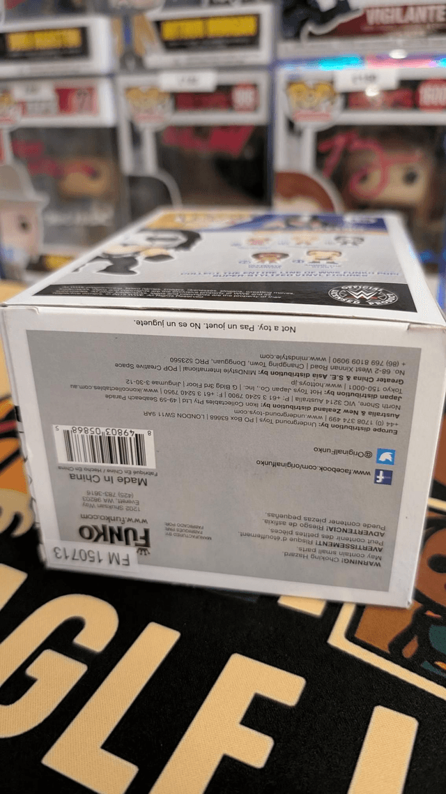 Funko Pop WWE Sting 19 Signed with SWAU COA