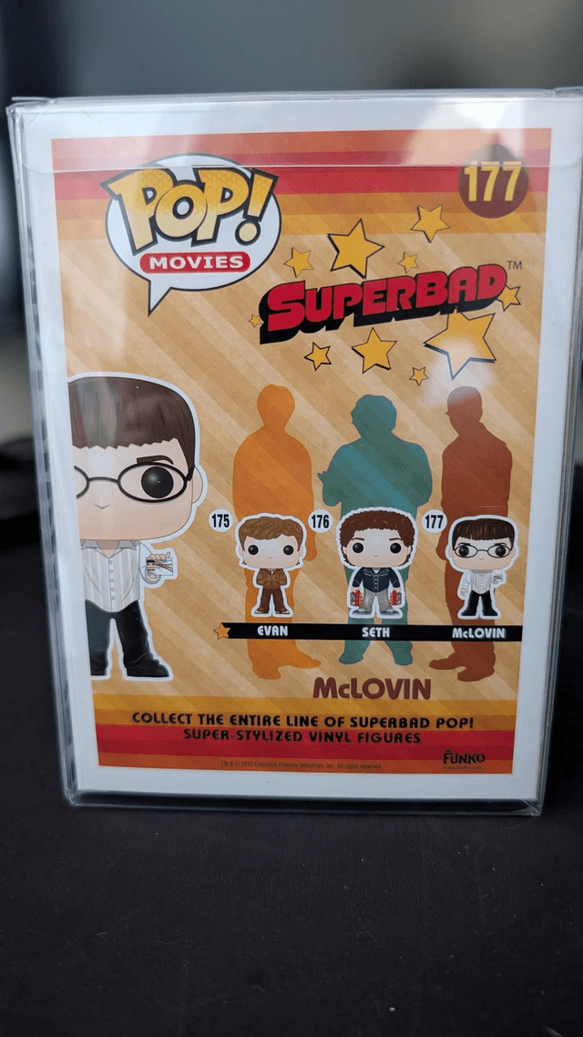 Funko Pop Superbad Mclovin Signed by Christopher Mintz-Plasse with Beckett Authentication 