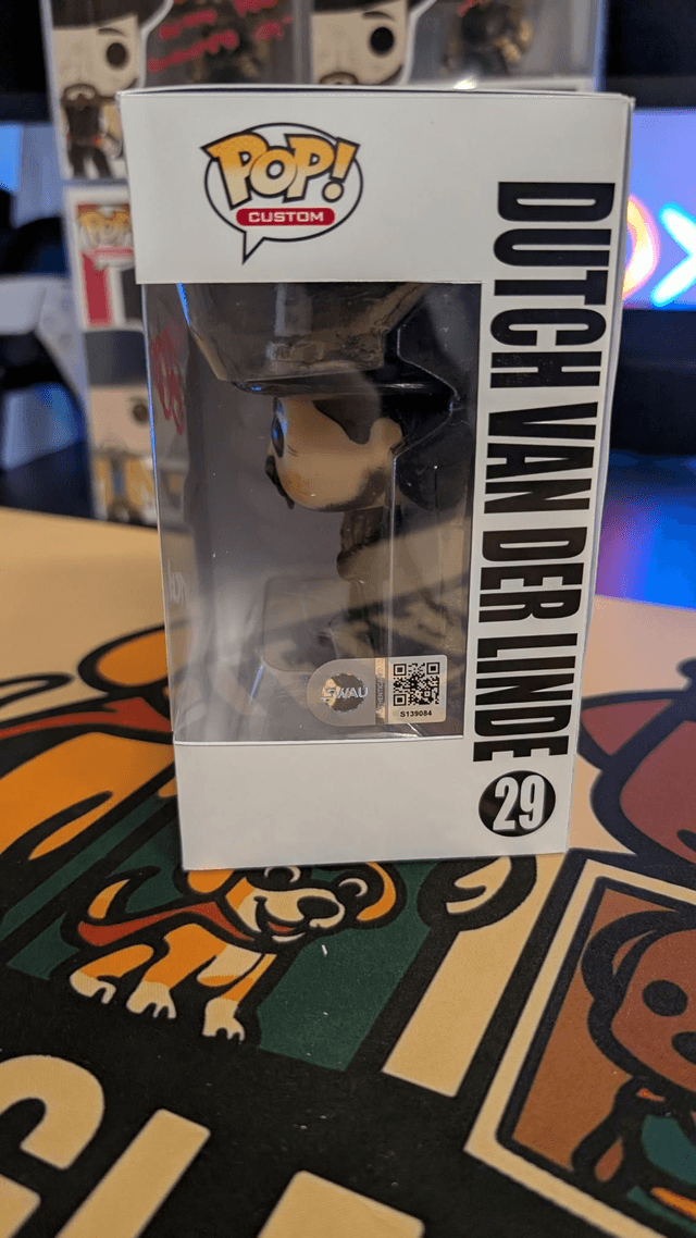 Custom Funko Pop Red Dead Redemption Dutch Van Der Linde signed by Benjamin Byron Davis with SWAU COA