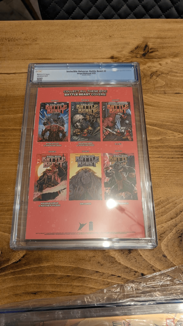 CGC Graded Comic 9.6 Invincible Universe: Battle Beast #2