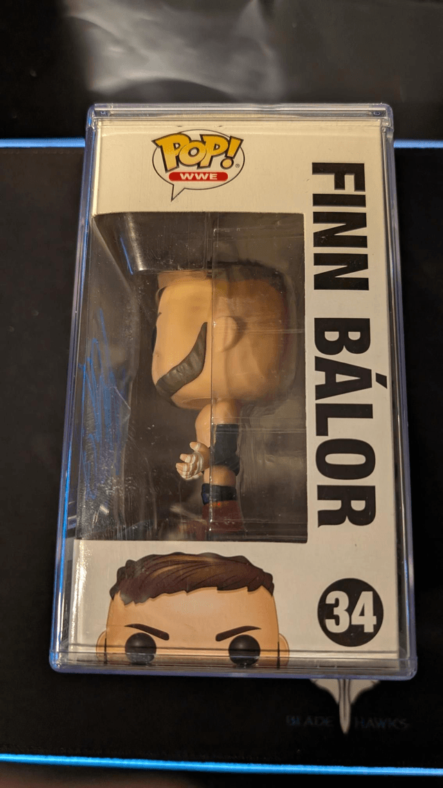 Funko Pop WWE Finn Balor 34 Signed with Beckett COA 