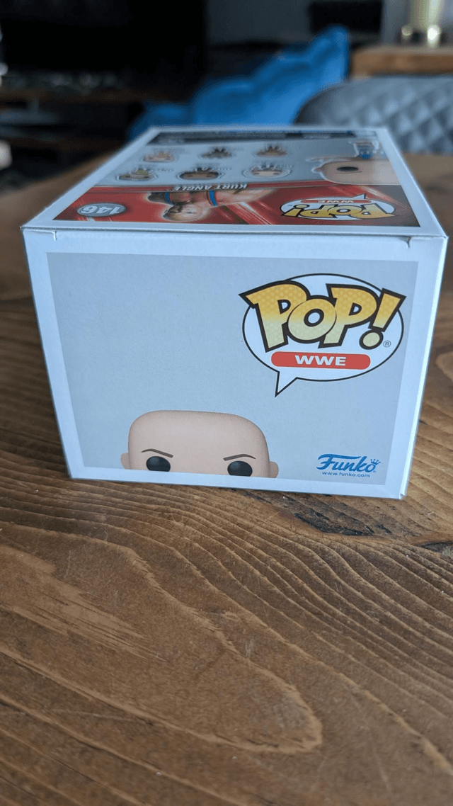 Funko Pop WWE Kurt Angle Signed with JSA Witnessed COA 