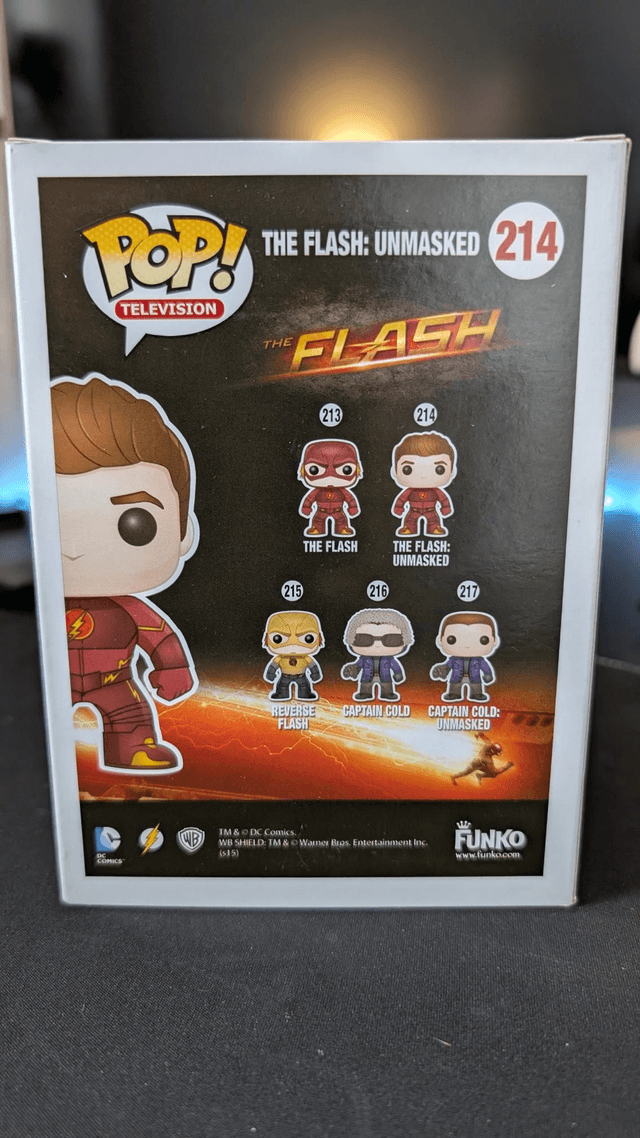 Funko Pop DC The Flash Unmasked 214 