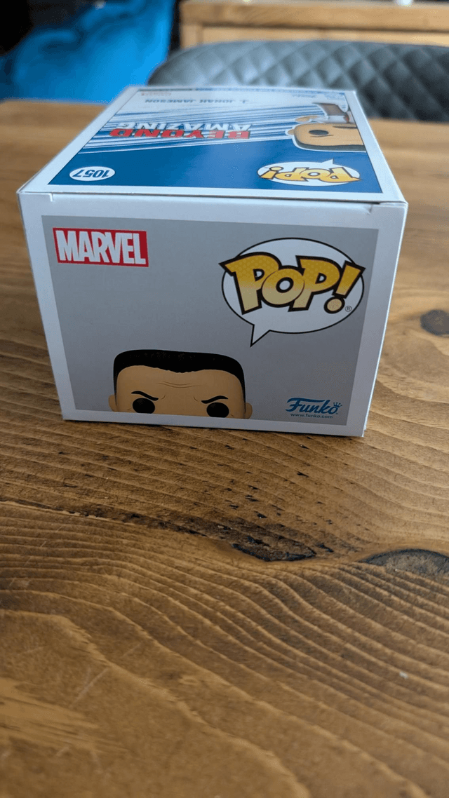 Funko Pop Marvel Spider-Man J Jonah Jameson 1057 Signed By JK Simmons with Beckett Authentication