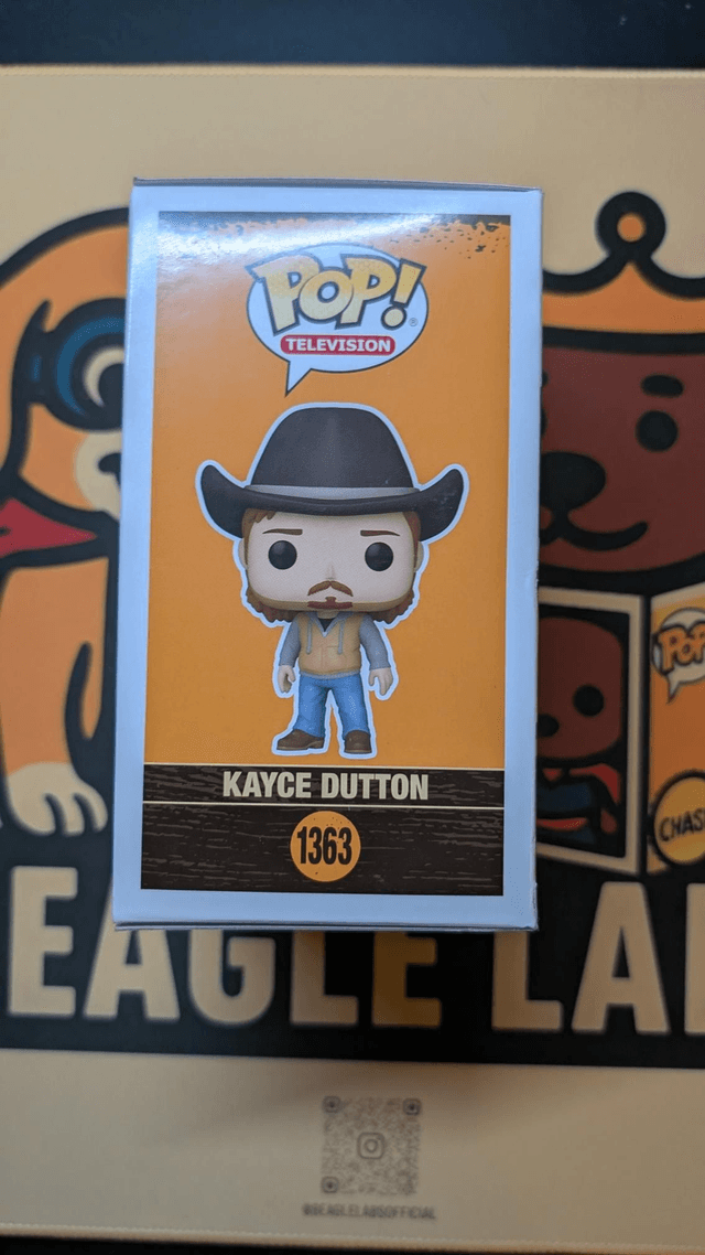 Funko Pop Yellowstone Kayce Dutton 1363 Signed By Luke Grimes with JSA COA (Sticker Only)